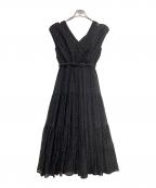 HER LIP TOハーリップトゥ）の古着「ドット柄ワンピース」｜ブラック