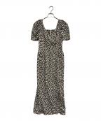 HER LIP TOハーリップトゥ）の古着「半袖ワンピース」｜ベージュ