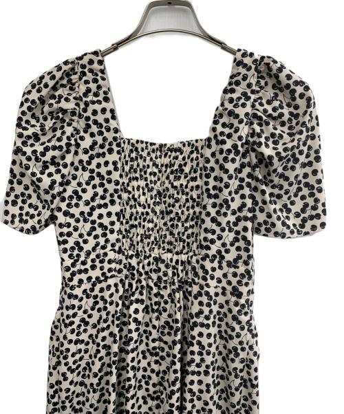 HER LIP TO（ハーリップトゥ）HER LIP TO (ハーリップトゥ) 半袖ワンピース ベージュ サイズ:Sの古着・服飾アイテム