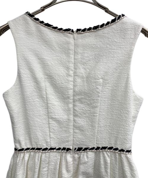 HER LIP TO（ハーリップトゥ）HER LIP TO (ハーリップトゥ) ノースリーブワンピース ホワイト サイズ:Sの古着・服飾アイテム