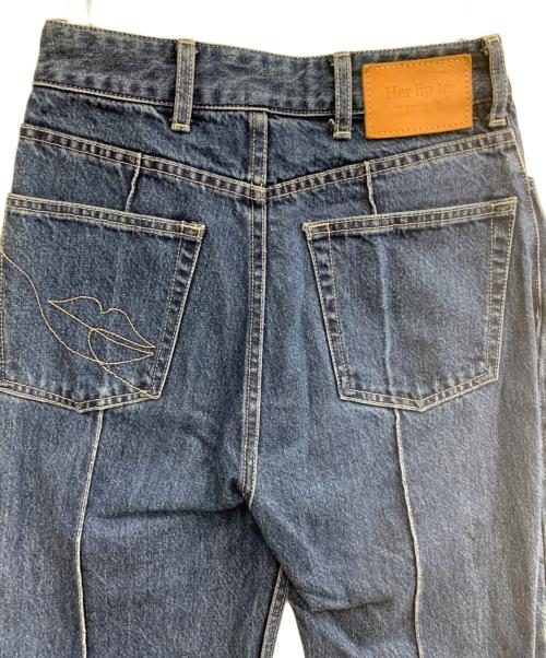 HER LIP TO（ハーリップトゥ）HER LIP TO (ハーリップトゥ) デニムパンツ インディゴ サイズ:23の古着・服飾アイテム