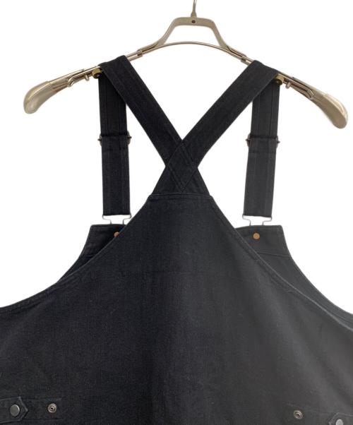 Snow peak（スノーピーク）Snow peak (スノーピーク) オーバーオール ブラック サイズ:Lの古着・服飾アイテム