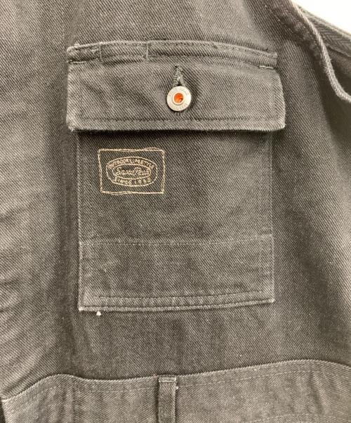 Snow peak（スノーピーク）Snow peak (スノーピーク) オーバーオール ブラック サイズ:Lの古着・服飾アイテム