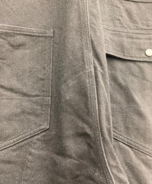 Snow peak（スノーピーク）Snow peak (スノーピーク) オーバーオール ブラック サイズ:Lの古着・服飾アイテム