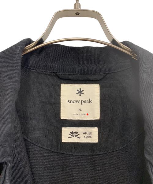 Snow peak（スノーピーク）Snow peak (スノーピーク) カバーオール ブラック サイズ:XLの古着・服飾アイテム