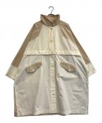 THROWスロー）の古着「2WAYナイロンポンチョ」｜ベージュ
