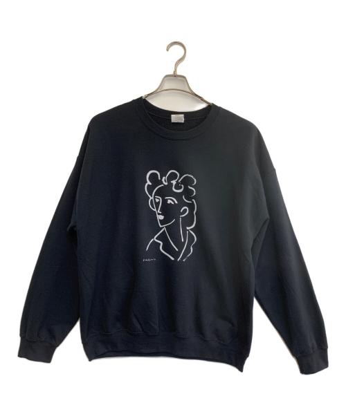 6(ROKU) BEAUTY&YOUTH（ロク ビューティーアンドユース）6(ROKU) BEAUTY&YOUTH (ロク ビューティーアンドユース) HENRI MATTISE (HENRI MATTISE) スウェット ブラック サイズ:XLの古着・服飾アイテム