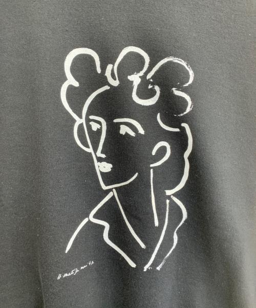 6(ROKU) BEAUTY&YOUTH（ロク ビューティーアンドユース）6(ROKU) BEAUTY&YOUTH (ロク ビューティーアンドユース) HENRI MATTISE (HENRI MATTISE) スウェット ブラック サイズ:XLの古着・服飾アイテム