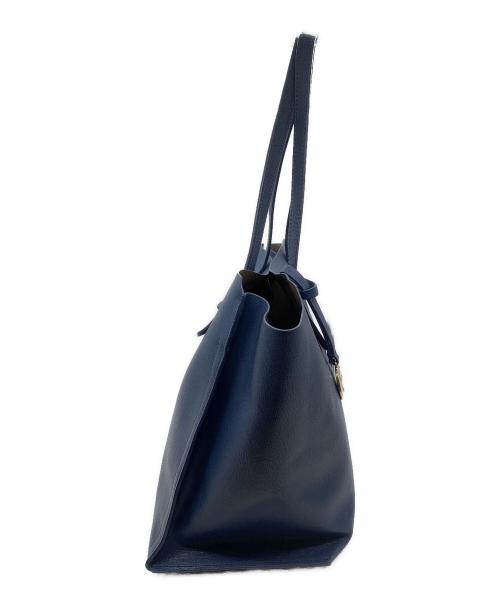 FURLA（フルラ）FURLA (フルラ) トートバッグ ネイビーの古着・服飾アイテム