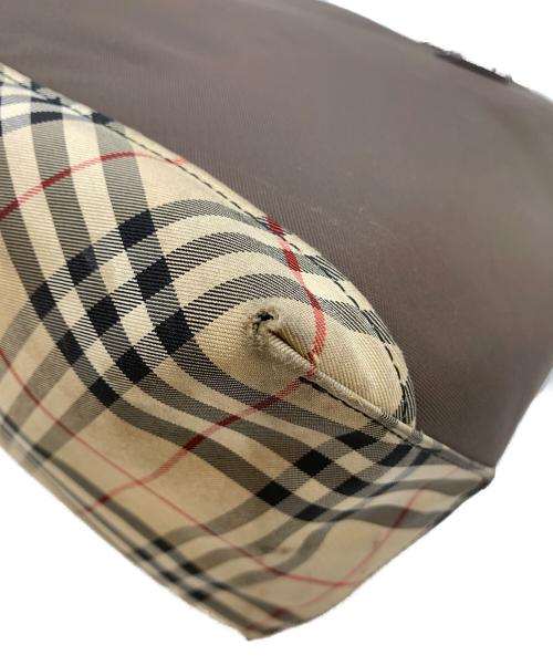 Burberrys BLUE LABEL（バーバリーズ ブルーレーベル）Burberrys BLUE LABEL (バーバリーズ ブルーレーベル) トートバッグ ブラウン×ベージュの古着・服飾アイテム