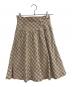 BURBERRY BLUE LABEL (バーバリーロンドンブルーレーベル) チェックスカート ベージュ サイズ:36：7000円
