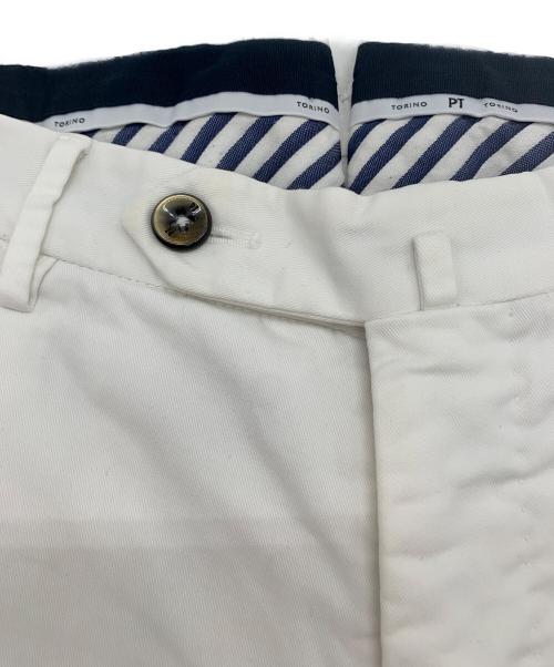 PT TORINO（ピーティートリノ）PT TORINO (ピーティートリノ) チノパン ホワイト サイズ:46の古着・服飾アイテム