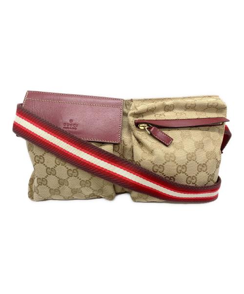 GUCCI（グッチ）GUCCI (グッチ) ウエストポーチ ベージュの古着・服飾アイテム