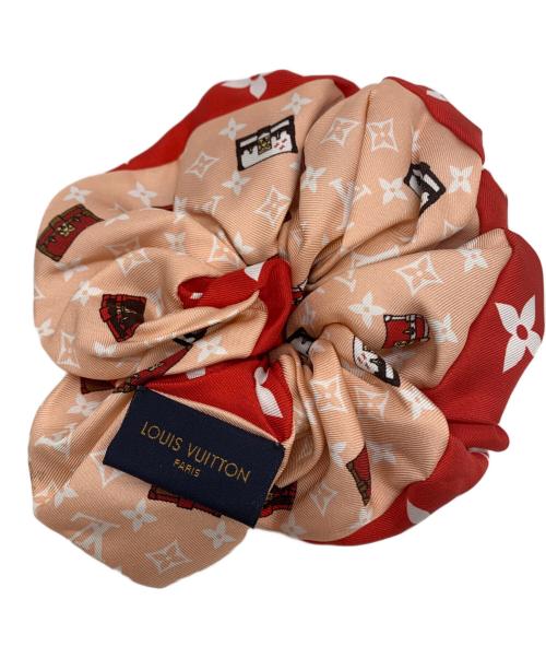 LOUIS VUITTON（ルイ ヴィトン）LOUIS VUITTON (ルイ ヴィトン) シュシュ レッド×アイボリーの古着・服飾アイテム
