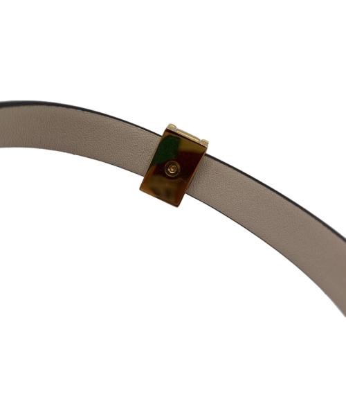 BVLGARI（ブルガリ）BVLGARI (ブルガリ) レザーバングル グリーンの古着・服飾アイテム