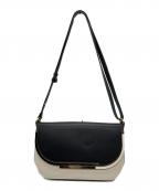 Salvatore Ferragamoサルヴァトーレ フェラガモ）の古着「ショルダーバッグ」｜ブラック×ホワイト