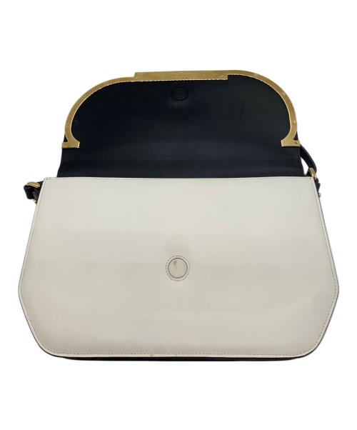 Salvatore Ferragamo（サルヴァトーレ フェラガモ）Salvatore Ferragamo (サルヴァトーレ フェラガモ) ショルダーバッグ ブラック×ホワイトの古着・服飾アイテム