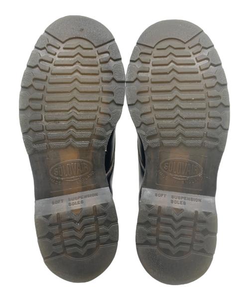 SOLOVAIR（ソロヴェアー）SOLOVAIR (ソロヴェアー) プレーントゥシューズ ブラック サイズ:6 2/1の古着・服飾アイテム