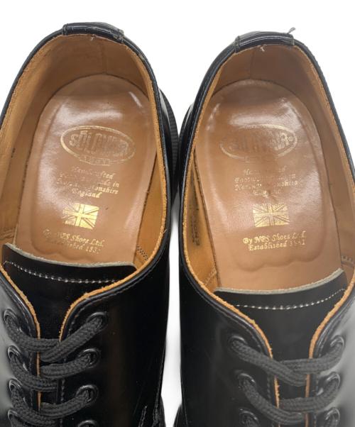 SOLOVAIR（ソロヴェアー）SOLOVAIR (ソロヴェアー) プレーントゥシューズ ブラック サイズ:6 2/1の古着・服飾アイテム