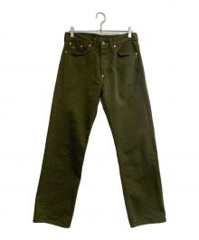 RRL（ダブルアールエル）の古着「デニムパンツ」｜カーキ