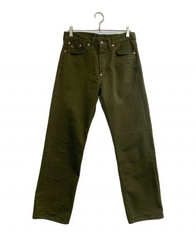 中古・古着通販】RRL (ダブルアールエル) デニムパンツ カーキ サイズ