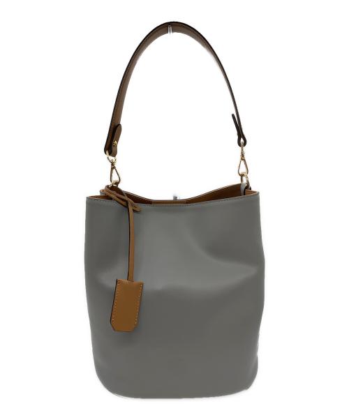 BARNEYS NEWYORK（バーニーズ・ニューヨーク）BARNEYS NEWYORK (バーニーズ・ニューヨーク) ハンドバッグ グレーの古着・服飾アイテム