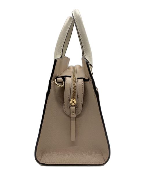 Kate Spade（ケイトスペード）Kate Spade (ケイトスペード) 2WAYショルダーバッグ アイボリーの古着・服飾アイテム