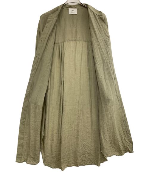 1er Arrondissement（プルミエ アロンディスモン）1er Arrondissement (プルミエ アロンディスモン) リネン混シャツワンピース カーキ サイズ:36の古着・服飾アイテム