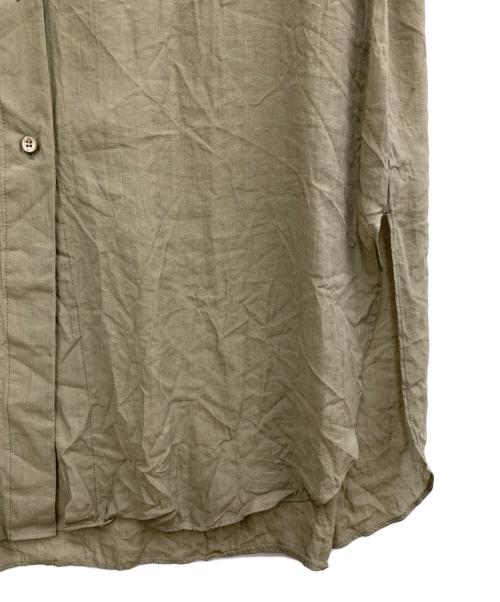 1er Arrondissement（プルミエ アロンディスモン）1er Arrondissement (プルミエ アロンディスモン) リネン混シャツワンピース カーキ サイズ:36の古着・服飾アイテム