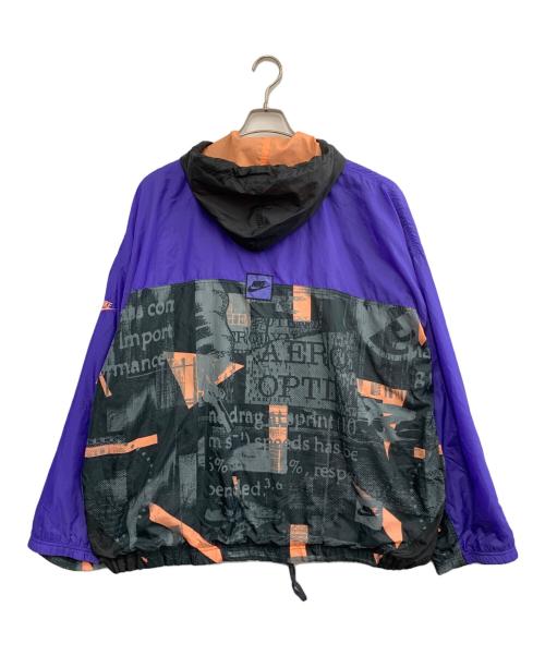 NIKE（ナイキ）NIKE (ナイキ) ナイロンパーカー パープル×ブラック サイズ:XXLの古着・服飾アイテム