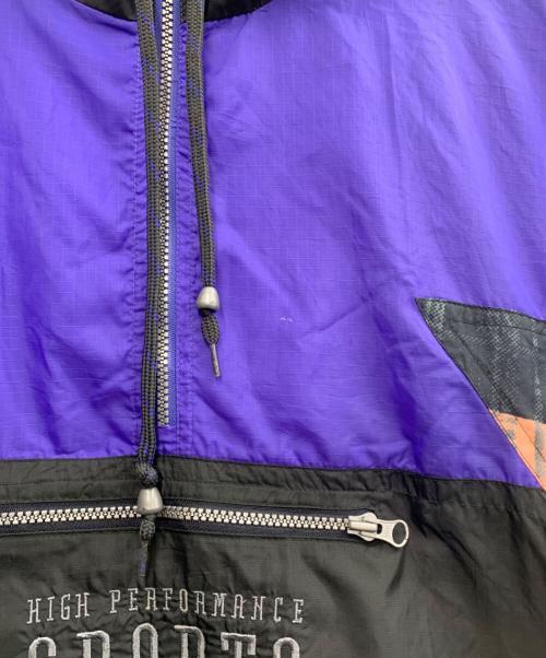 NIKE（ナイキ）NIKE (ナイキ) ナイロンパーカー パープル×ブラック サイズ:XXLの古着・服飾アイテム