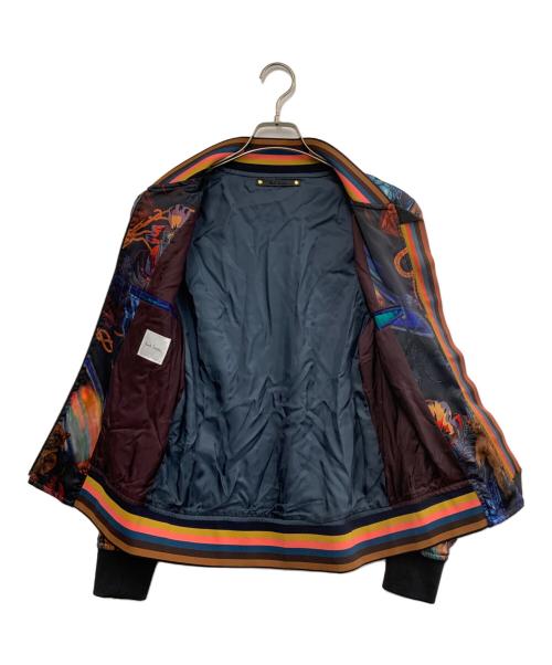 PAUL SMITH（ポールスミス）PAUL SMITH (ポールスミス) 総柄ブルゾン ブラック サイズ:Sの古着・服飾アイテム