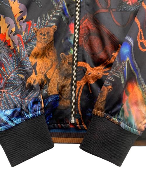 PAUL SMITH（ポールスミス）PAUL SMITH (ポールスミス) 総柄ブルゾン ブラック サイズ:Sの古着・服飾アイテム