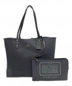 COACHコーチ）の古着「リバーシブルトートバッグ」｜ネイビー
