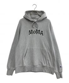 Champion REVERSE WEAVE（チャンピオン リバース ウィーブ）の古着「プルオーバーパーカー」｜グレー