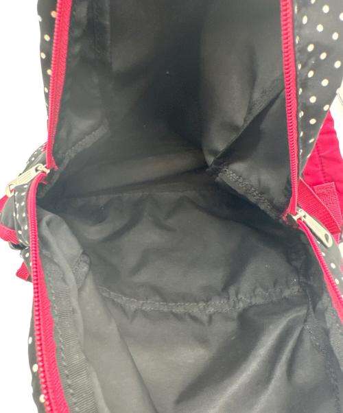 PORTER（ポーター）PORTER (ポーター) Gallery 1950 (ギャラリー1950) リュック ブラック×ピンクの古着・服飾アイテム