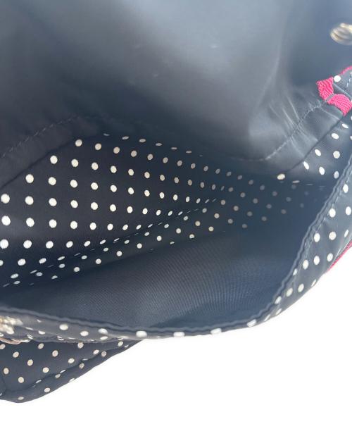 PORTER（ポーター）PORTER (ポーター) Gallery 1950 (ギャラリー1950) リュック ブラック×ピンクの古着・服飾アイテム