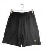 STONE ISLANDストーンアイランド）の古着「ナイロンハーフパンツ」｜ブラック