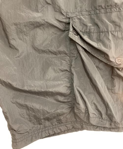 STONE ISLAND（ストーンアイランド）STONE ISLAND (ストーンアイランド) ナイロンハーフパンツ ブラック サイズ:Lの古着・服飾アイテム