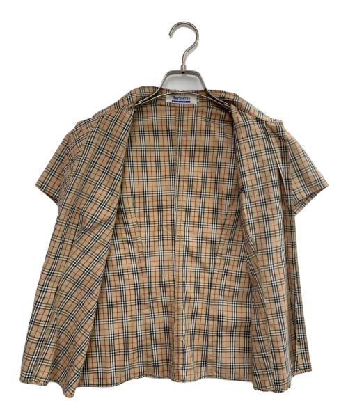 Burberry's（バーバリー）Burberry's (バーバリーズ) 半袖シャツ ブラウン サイズ:SIZE38の古着・服飾アイテム