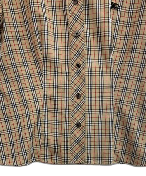 Burberry's（バーバリー）Burberry's (バーバリーズ) 半袖シャツ ブラウン サイズ:SIZE38の古着・服飾アイテム