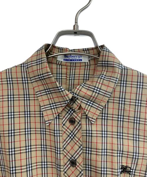 Burberry's（バーバリー）Burberry's (バーバリーズ) 半袖シャツ ブラウン サイズ:SIZE38の古着・服飾アイテム