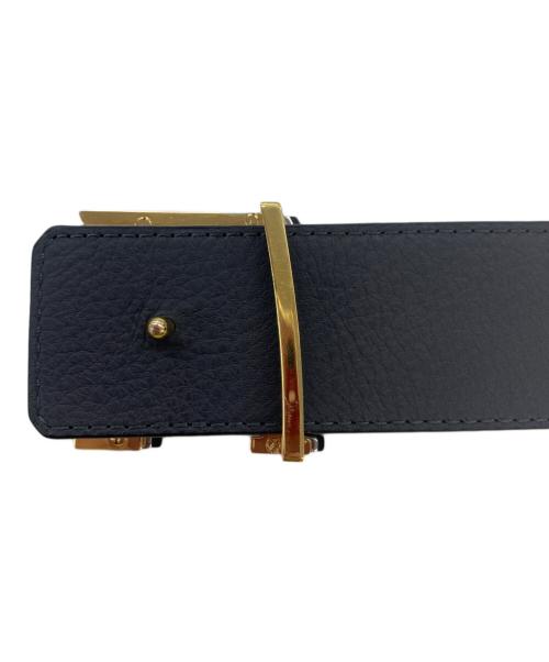 LOUIS VUITTON（ルイ ヴィトン）LOUIS VUITTON (ルイ ヴィトン) サンチュール・LVオプティック ブラックの古着・服飾アイテム