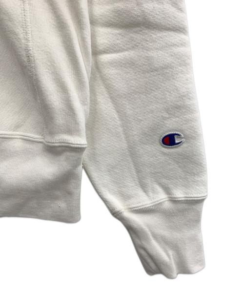 Champion REVERSE WEAVE（チャンピオン リバース ウィーブ）Champion REVERSE WEAVE (チャンピオン リバース ウィーブ) YALE (イェール) プルオーバーパーカー ホワイト サイズ:Mの古着・服飾アイテム