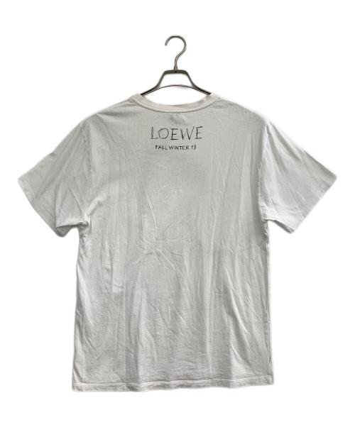 LOEWE（ロエベ）LOEWE (ロエベ) 半袖Tシャツ ホワイト サイズ:Lの古着・服飾アイテム
