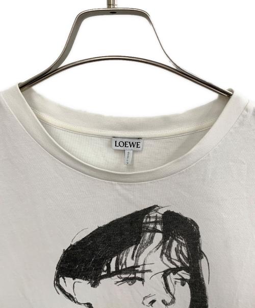 LOEWE（ロエベ）LOEWE (ロエベ) 半袖Tシャツ ホワイト サイズ:Lの古着・服飾アイテム