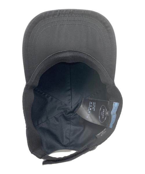 PRADA（プラダ）PRADA (プラダ) ナイロンキャップ ブラック サイズ:58の古着・服飾アイテム