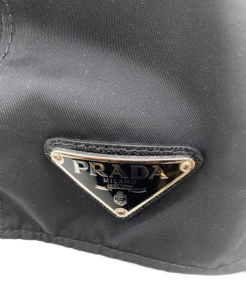 PRADA（プラダ）PRADA (プラダ) ナイロンキャップ ブラック サイズ:58の古着・服飾アイテム
