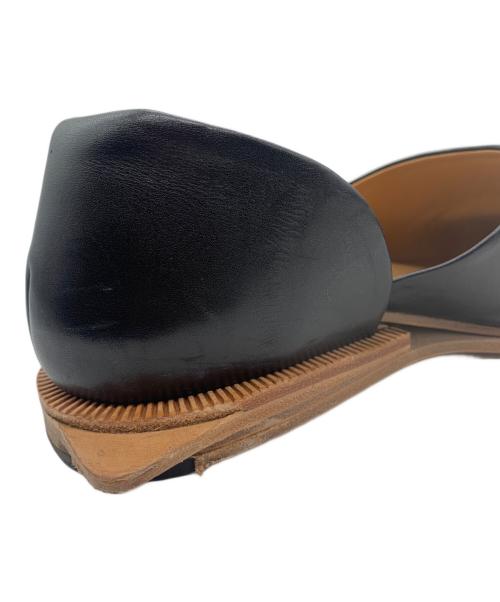 HENDER SCHEME（エンダースキーマ）HENDER SCHEME (エンダースキーマ) レザーシューズ ブラック サイズ:4の古着・服飾アイテム