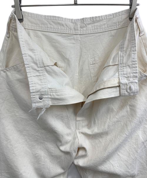 TRADESMAN（トレイズマン）TRADESMAN (トレイズマン) ペインターパンツ ホワイト サイズ:W34L30の古着・服飾アイテム
